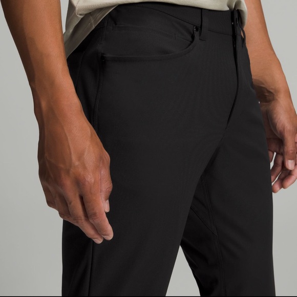 NWT*: Lululemon ABC Slim-Fit 5 Pocket Pant 31” x 30” L*Warpstreme. Color: Black - Picture 4 of 6